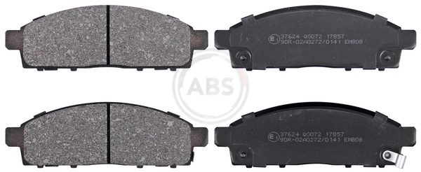 Placute frana ABS 37624