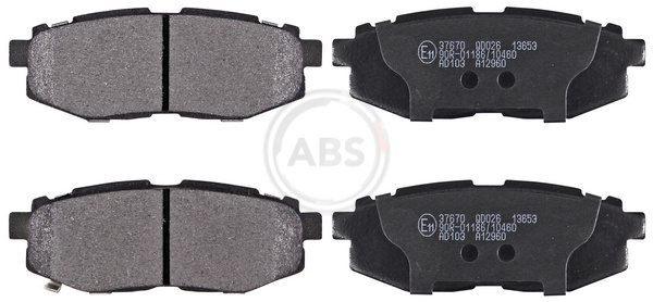 Placute frana ABS 37670