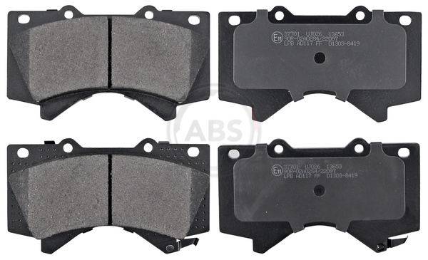 Placute frana ABS 37701