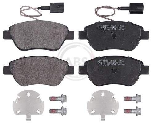 Placute frana ABS 37800