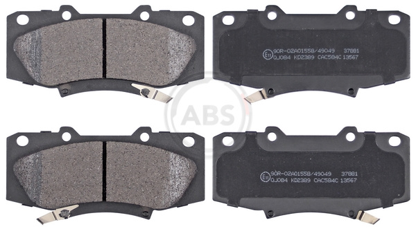 Placute frana ABS 37881