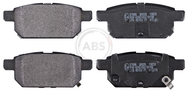 Placute frana ABS 37886