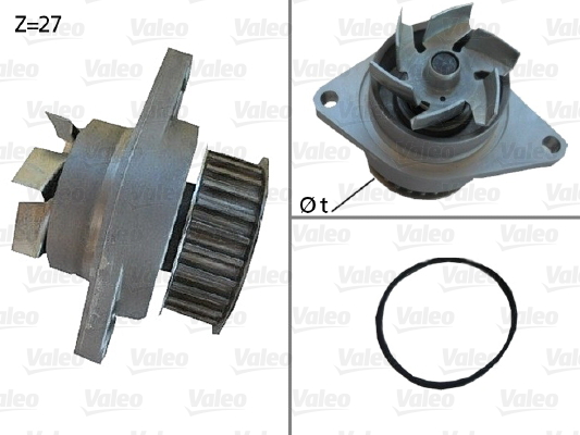 Pompa de apa VALEO 506385