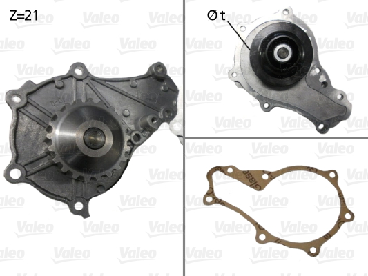 Pompa de apa VALEO 506714
