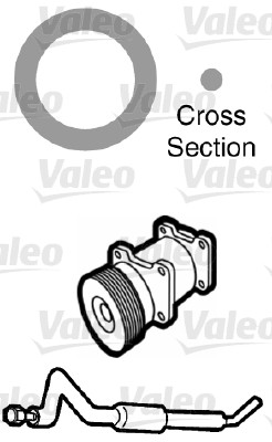 Garnitura conducta lichid de racire VALEO 509131
