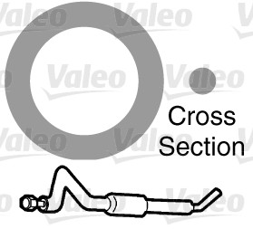 Garnitura conducta lichid de racire VALEO 509134