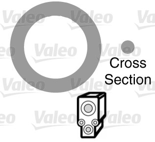 Garnitura conducta lichid de racire VALEO 509136