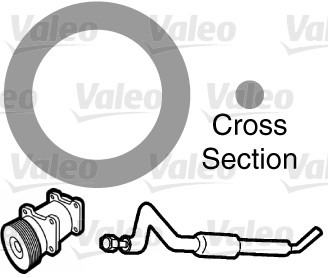 Garnitura conducta lichid de racire VALEO 509138