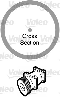 Garnitura conducta lichid de racire VALEO 509167