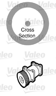Garnitura conducta lichid de racire VALEO 509171