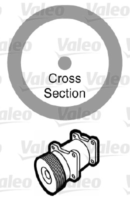 Garnitura conducta lichid de racire VALEO 509172