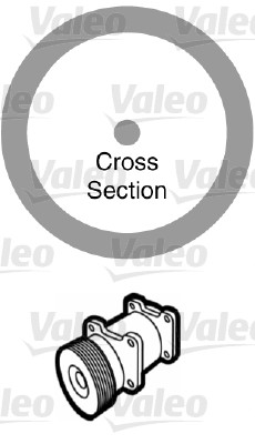 Garnitura conducta lichid de racire VALEO 509174
