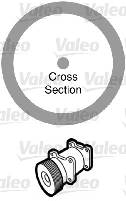 Garnitura conducta lichid de racire VALEO 509175
