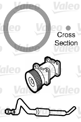 Garnitura conducta lichid de racire VALEO 509736