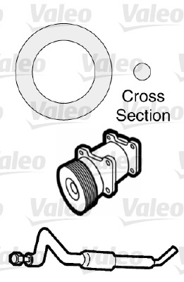 Garnitura conducta lichid de racire VALEO 509741