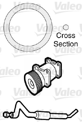 Garnitura conducta lichid de racire VALEO 509742
