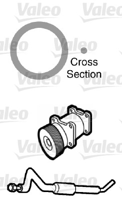 Garnitura conducta lichid de racire VALEO 509748