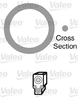 Garnitura conducta lichid de racire VALEO 509759