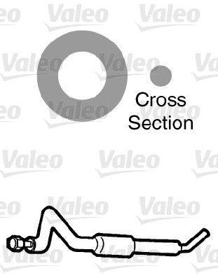 Garnitura conducta lichid de racire VALEO 509760