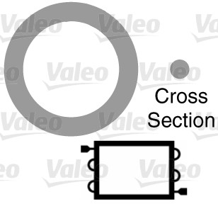 Garnitura conducta lichid de racire VALEO 509769