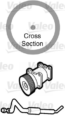 Garnitura conducta lichid de racire VALEO 509770