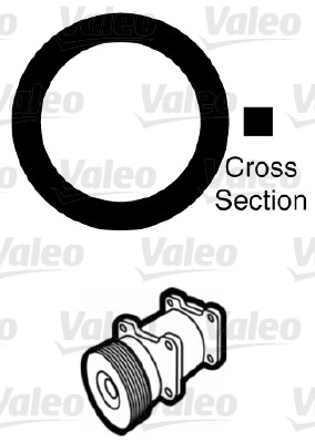 Garnitura conducta lichid de racire VALEO 509771