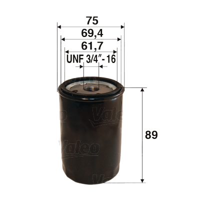 Filtru ulei VALEO 586083
