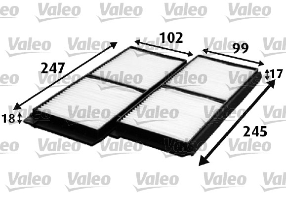 Filtru polen VALEO 715642