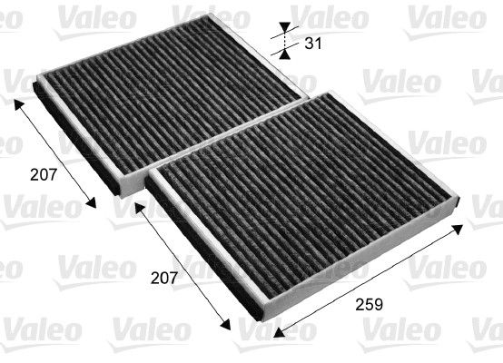 Filtru polen BMW Seria 5 (F10) 520 d xDrive  diesel 190 cai VALEO 715690