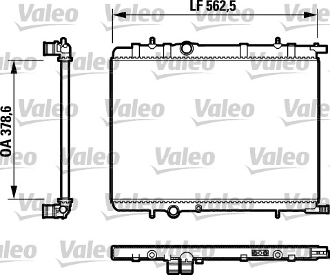 Radiator racire motor VALEO 732892