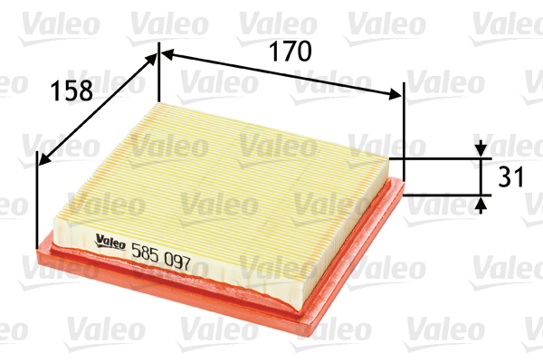 Filtru aer VALEO 585097
