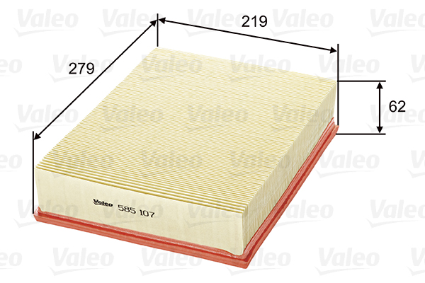 Filtru aer VALEO 585107