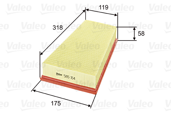 Filtru aer VALEO 585164