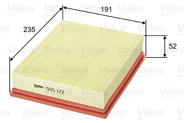 Filtru aer VALEO 585172