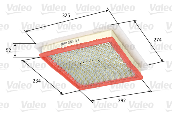 Filtru aer VALEO 585174