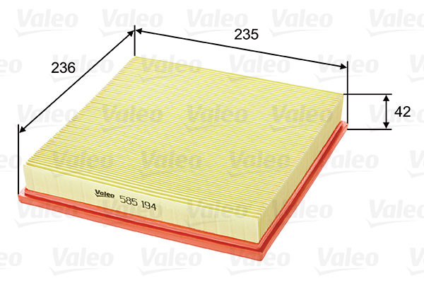 Filtru aer VALEO 585194