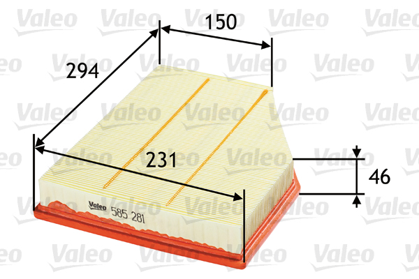 Filtru aer VALEO 585281