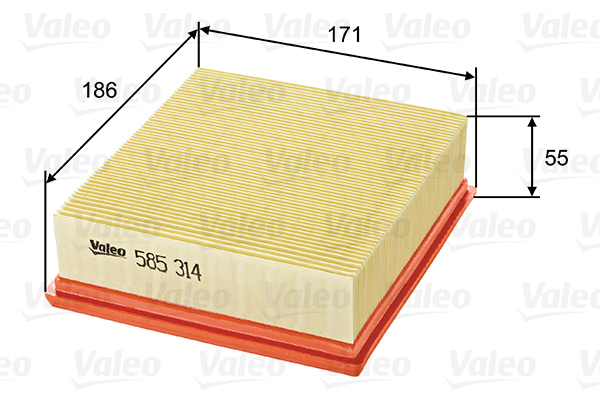 Filtru aer VALEO 585314
