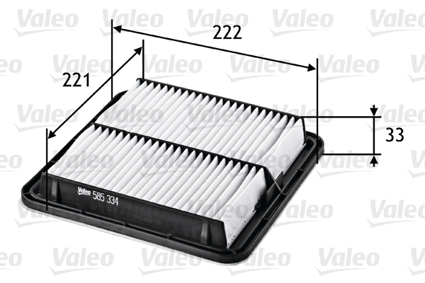 Filtru aer VALEO 585334
