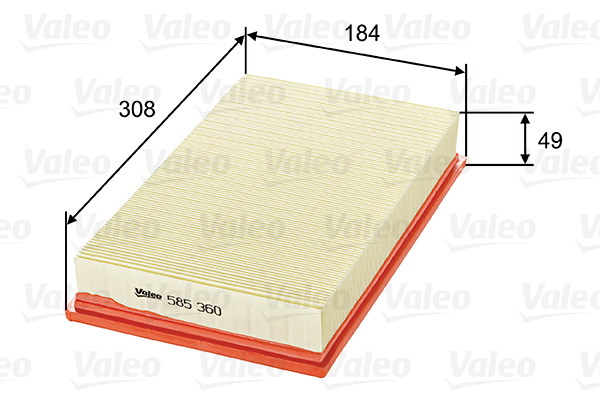 Filtru aer VALEO 585360