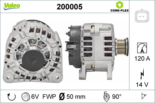 Alternator VALEO 200005