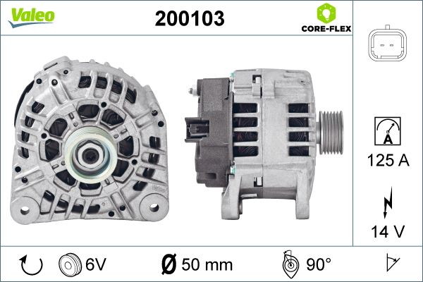 Alternator VALEO 200103