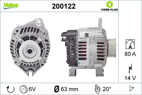 Alternator VALEO 200122