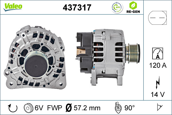 Alternator VALEO 437317