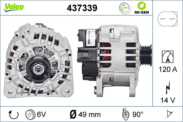 Alternator VALEO 437339