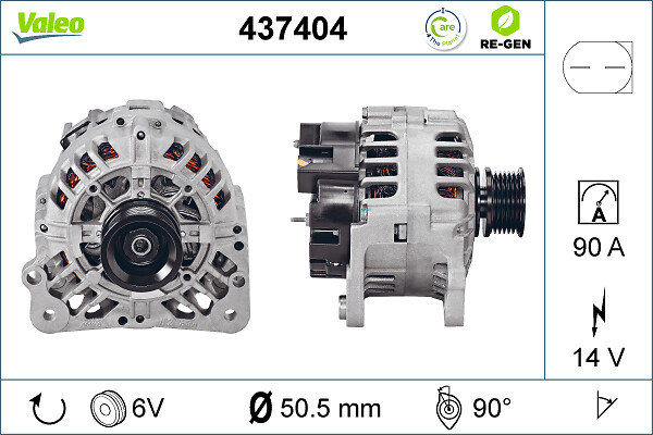 Alternator VALEO 437404