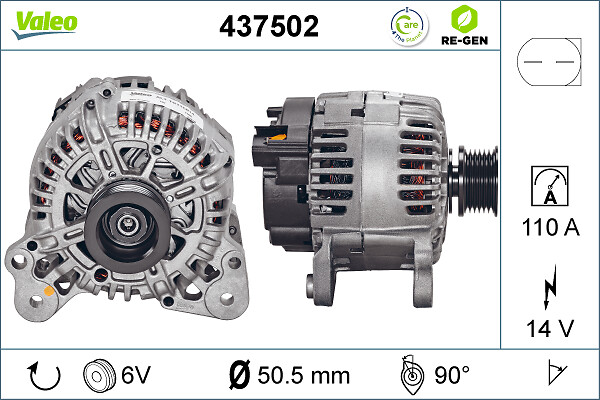 Alternator VALEO 437502