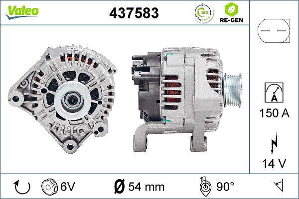Alternator VALEO 437583