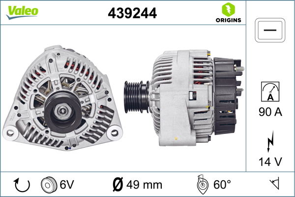 Alternator VALEO 439244