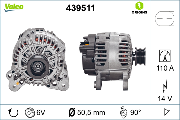 Alternator VALEO 439511